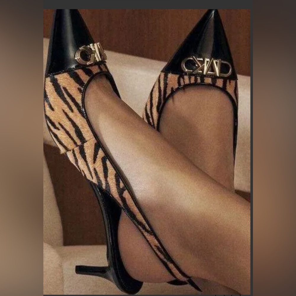 MICHAEL Michael Kors Black and Tan Heels